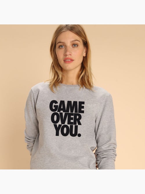 Sweater Dames - GAME OVER YOU - Kiabi Sweater Dames - GAME OVER YOU - Kiabi