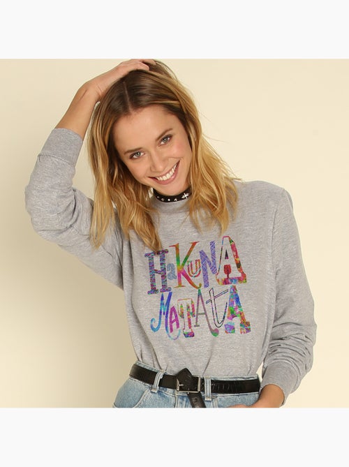 Sweater Dames - HAKUNA MATATA COLOR - Kiabi Sweater Dames - HAKUNA MATATA COLOR - Kiabi