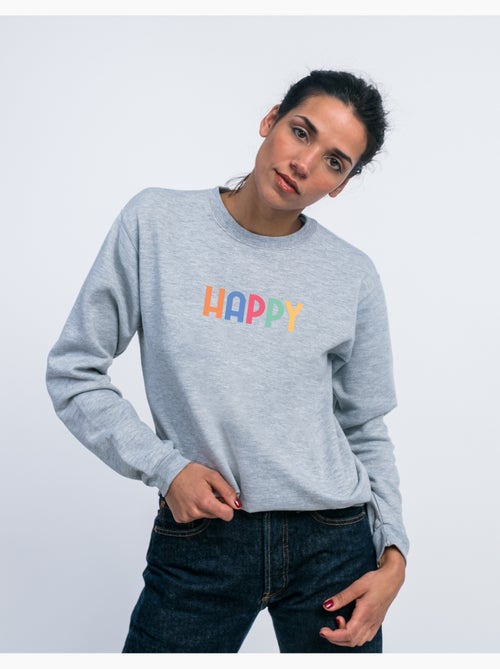 Sweater Dames - HAPPY COLORÉ - Kiabi Sweater Dames - HAPPY COLORÉ - Kiabi