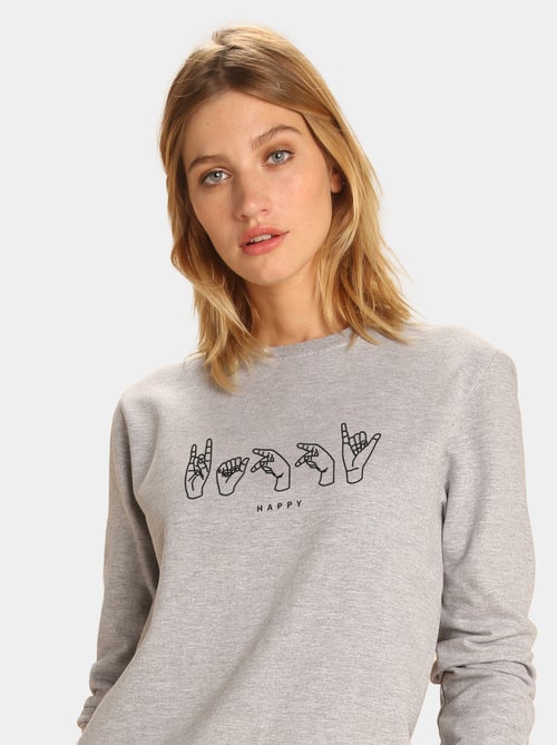 Sweater Dames - HAPPY - Kiabi Sweater Dames - HAPPY - Kiabi