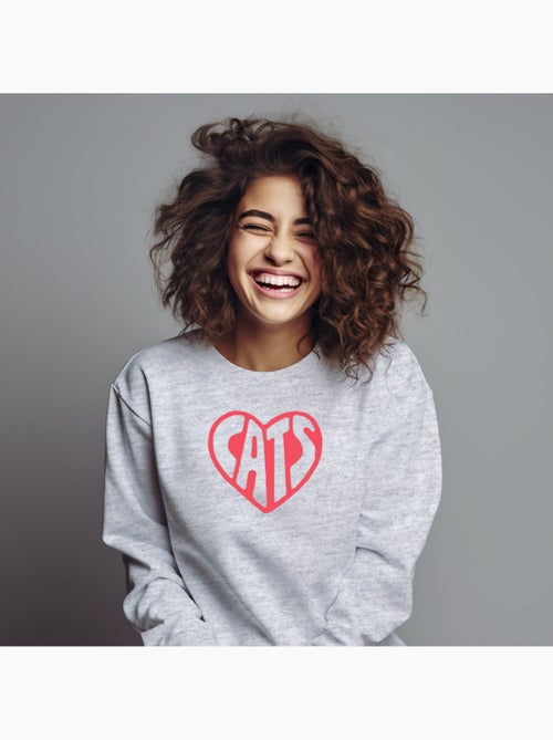 Sweater Dames - HEART CATS - Kiabi Sweater Dames - HEART CATS - Kiabi