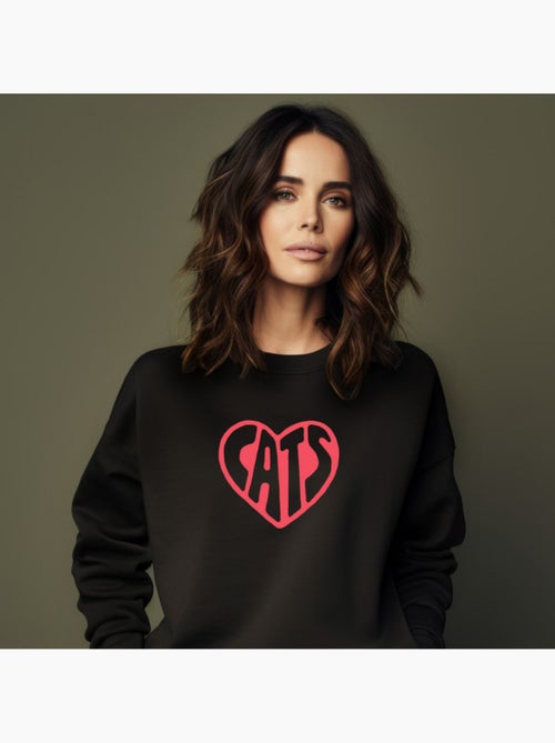 Sweater Dames - HEART CATS - Kiabi Sweater Dames - HEART CATS - Kiabi