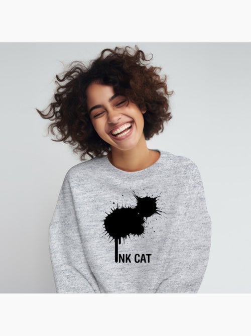 Sweater Dames - INK CAT - Kiabi Sweater Dames - INK CAT - Kiabi