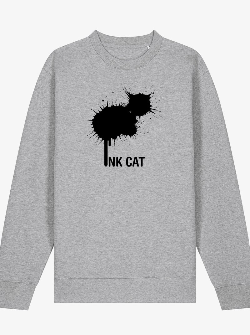 Sweater Dames - INK CAT Gemêleerd grijs - Kiabi