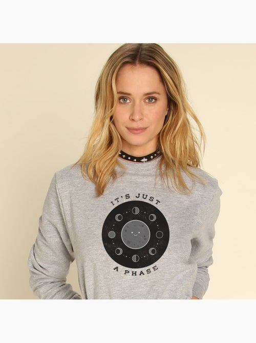Sweater Dames - IT S JUST A PHASE - Kiabi Sweater Dames - IT S JUST A PHASE - Kiabi