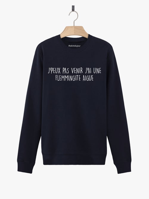 Sweater Dames - J'AI UNE FLEMMINGITE AIGUE - Kiabi Sweater Dames - J'AI UNE FLEMMINGITE AIGUE - Kiabi
