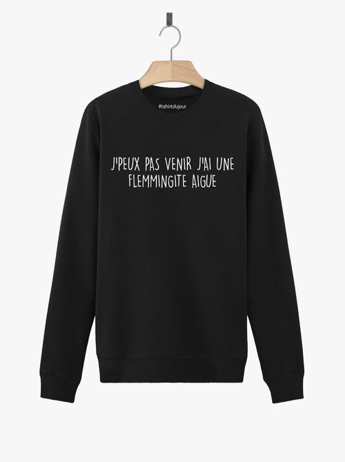 Sweater Dames - J'AI UNE FLEMMINGITE AIGUE - Kiabi Sweater Dames - J'AI UNE FLEMMINGITE AIGUE - Kiabi