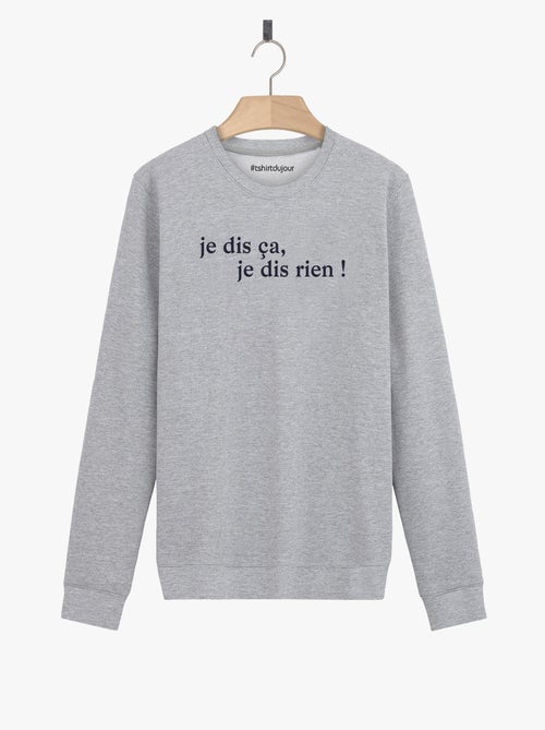 Sweater Dames - JE DIS CA JE DIS RIEN - Kiabi Sweater Dames - JE DIS CA JE DIS RIEN - Kiabi