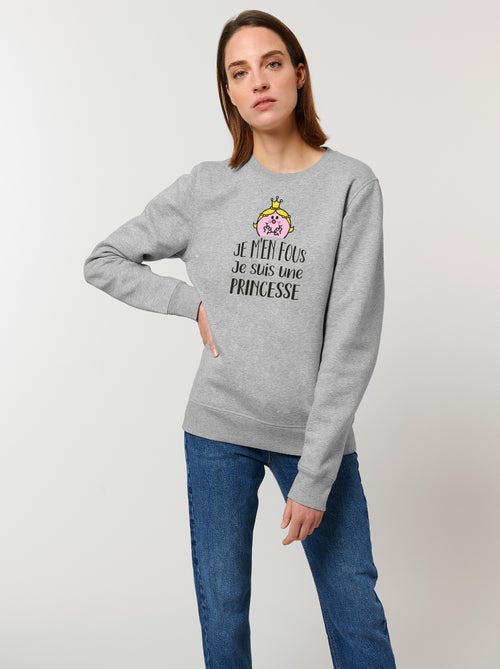 Sweater Dames - JE M EN FOUS JE SUIS UNE PRINCESSE - Kiabi Sweater Dames - JE M EN FOUS JE SUIS UNE PRINCESSE - Kiabi