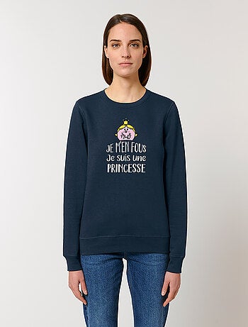 Sweater Dames - JE M EN FOUS JE SUIS UNE PRINCESSE