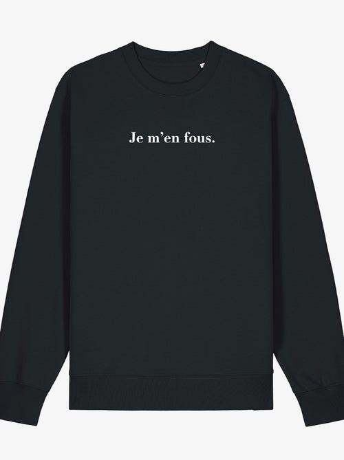 Sweater Dames - JE M'EN FOUS - Kiabi Sweater Dames - JE M'EN FOUS - Kiabi