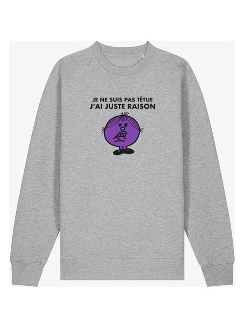 Sweater Dames - JE NE SUIS PAS TETUE J AI JUSTE RAISON - Kiabi Sweater Dames - JE NE SUIS PAS TETUE J AI JUSTE RAISON - Kiabi