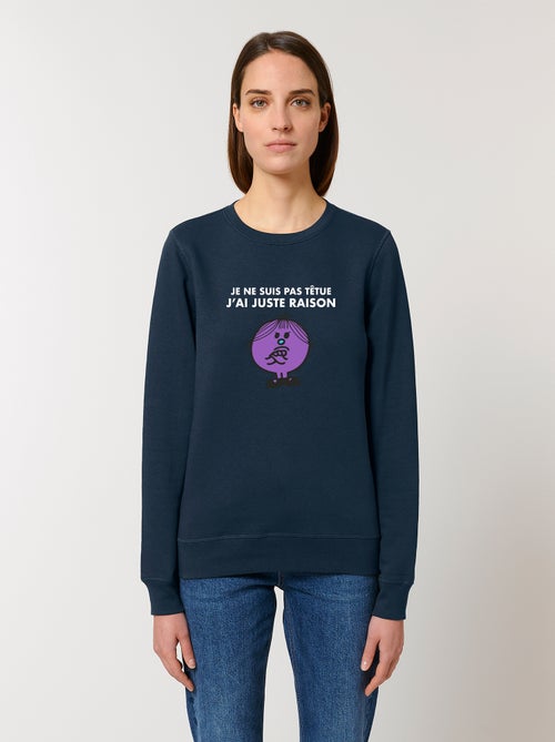 Sweater Dames - JE NE SUIS PAS TETUE J AI JUSTE RAISON - Kiabi Sweater Dames - JE NE SUIS PAS TETUE J AI JUSTE RAISON - Kiabi
