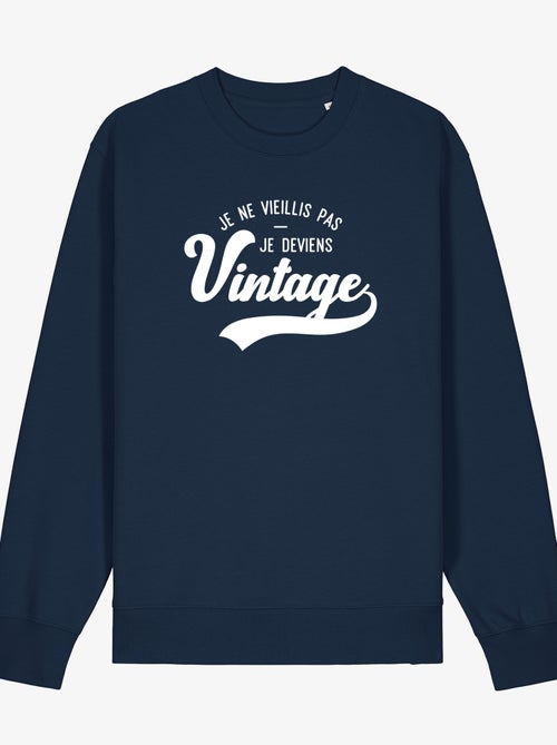 Sweater Dames - JE NE VIEILLIS PAS JE DEVIENS VINTAGE - Kiabi Sweater Dames - JE NE VIEILLIS PAS JE DEVIENS VINTAGE - Kiabi