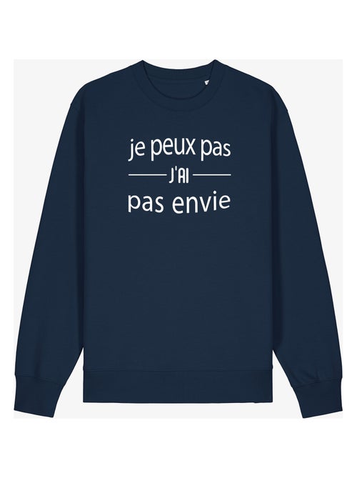 Sweater Dames - JE PEUX PAS J'AI PAS ENVIE - Kiabi Sweater Dames - JE PEUX PAS J'AI PAS ENVIE - Kiabi