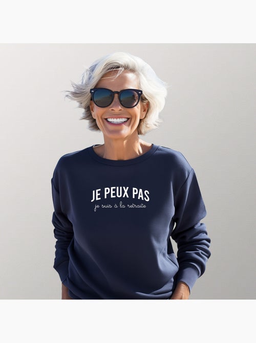 Sweater Dames - JE PEUX PAS JE SUIS À LA RETRAITE - Kiabi Sweater Dames - JE PEUX PAS JE SUIS À LA RETRAITE - Kiabi