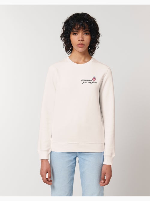 Sweater Dames - JE PEUX PAS JE SUIS TROP PETITE COEUR - Kiabi Sweater Dames - JE PEUX PAS JE SUIS TROP PETITE COEUR - Kiabi