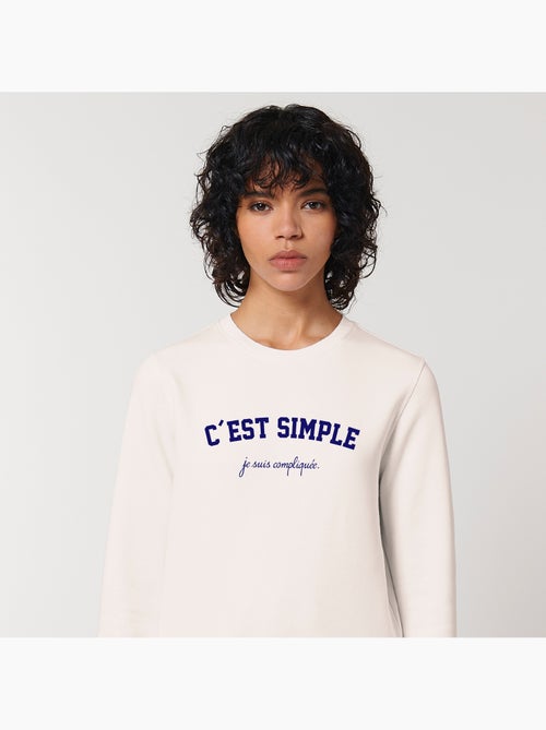 Sweater Dames - JE SUIS COMPLIQUEE - Kiabi Sweater Dames - JE SUIS COMPLIQUEE - Kiabi