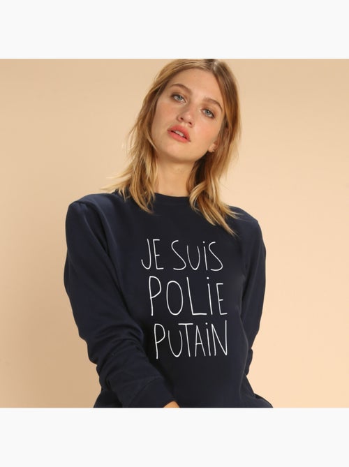 Sweater Dames - JE SUIS POLIE - Kiabi Sweater Dames - JE SUIS POLIE - Kiabi