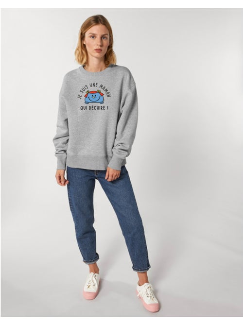 Sweater Dames - JE SUIS UNE MAMAN QUI DECHIRE - Kiabi Sweater Dames - JE SUIS UNE MAMAN QUI DECHIRE - Kiabi