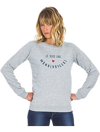 Sweater Dames - JE SUIS UNE MÈRE(VEILLE) 2 MPT