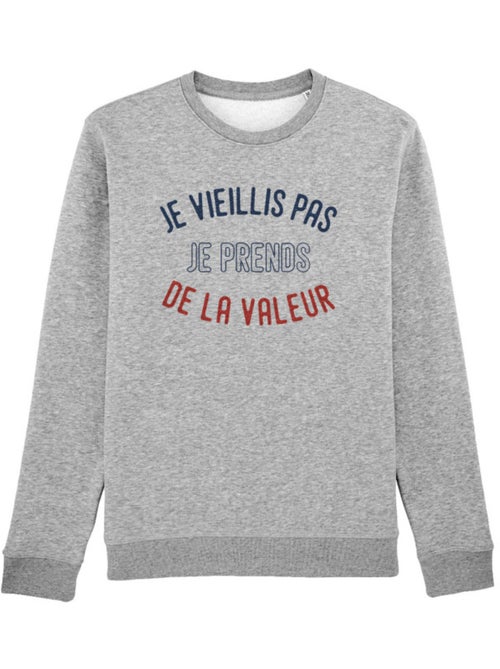 Sweater Dames - JE VIEILLIS PAS JE PRENDS DE LA VALEUR ENKR - Kiabi Sweater Dames - JE VIEILLIS PAS JE PRENDS DE LA VALEUR ENKR - Kiabi