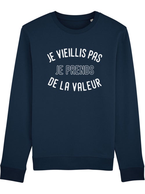 Sweater Dames - JE VIEILLIS PAS JE PRENDS DE LA VALEUR ENKR - Kiabi Sweater Dames - JE VIEILLIS PAS JE PRENDS DE LA VALEUR ENKR - Kiabi