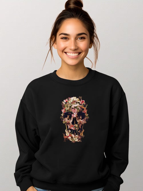 Sweater Dames - JUNGLE SKULL - Kiabi Sweater Dames - JUNGLE SKULL - Kiabi