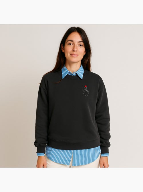 Sweater Dames - K LOVE CŒUR - Kiabi Sweater Dames - K LOVE CŒUR - Kiabi