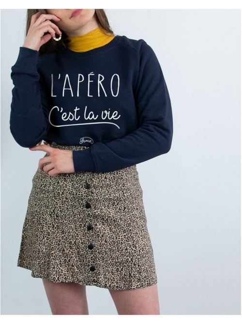 Sweater Dames - L'APERO C'EST LA VIE - Kiabi Sweater Dames - L'APERO C'EST LA VIE - Kiabi