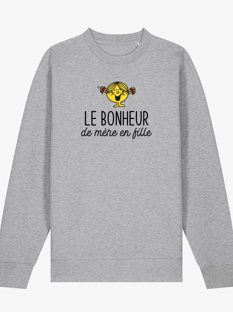 Sweater Dames - LE BONHEUR DE MERE EN FILLE Gemêleerd grijs - Kiabi