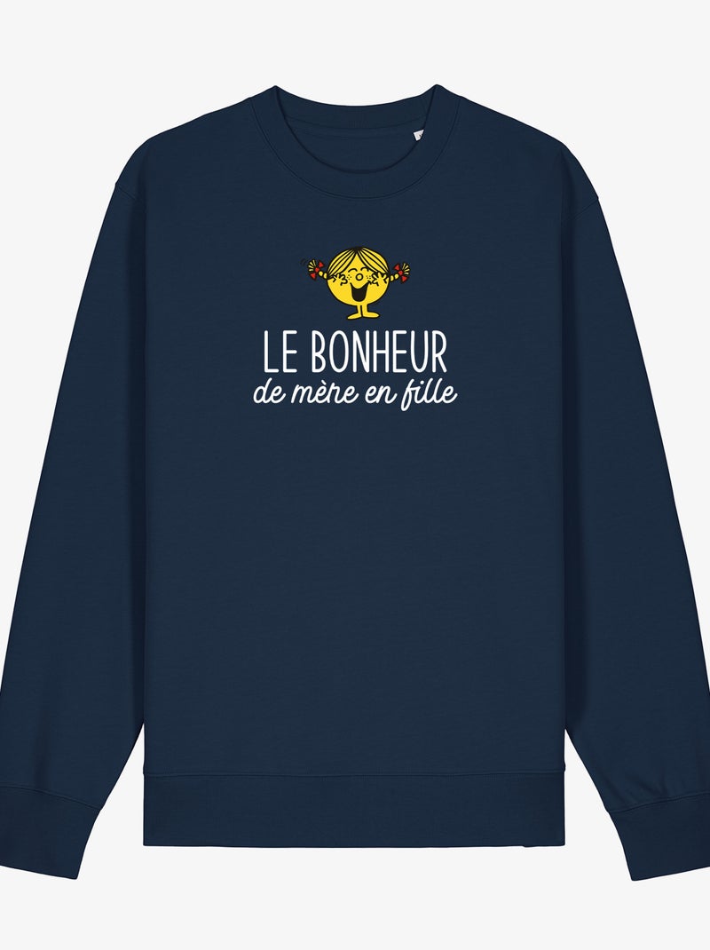 Sweater Dames - LE BONHEUR DE MERE EN FILLE Marineblauw - Kiabi