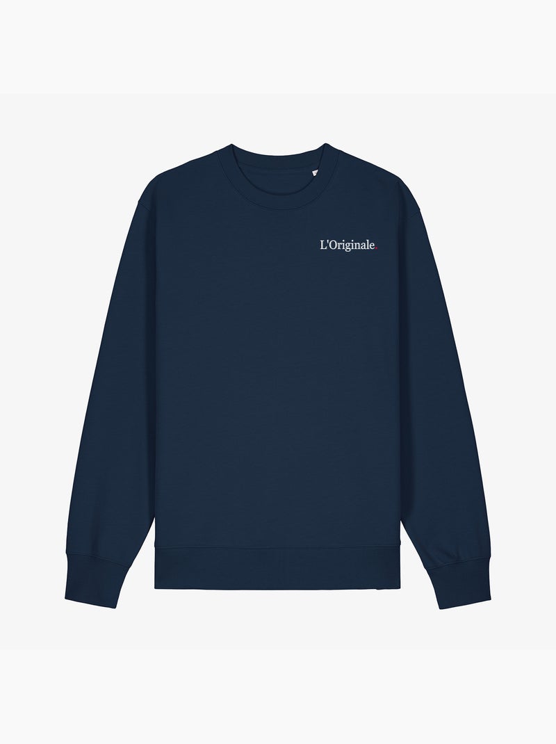 Sweater Dames - L'ORIGINALE CŒUR Marineblauw - Kiabi