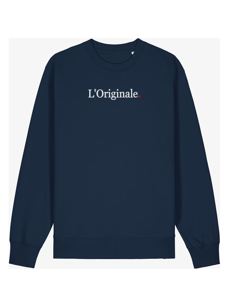 Sweater Dames - L'ORIGINALE Marineblauw - Kiabi