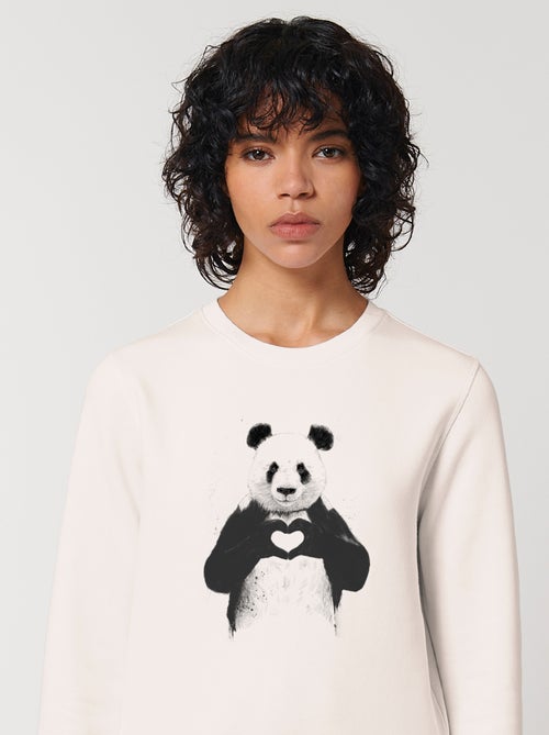 Sweater Dames - LOVE PANDA - Kiabi Sweater Dames - LOVE PANDA - Kiabi