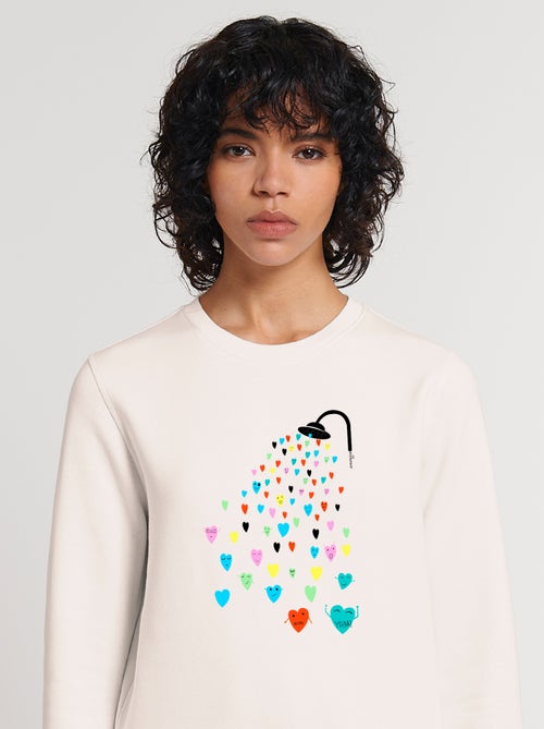 Sweater Dames - LOVE SHOWER - Kiabi Sweater Dames - LOVE SHOWER - Kiabi