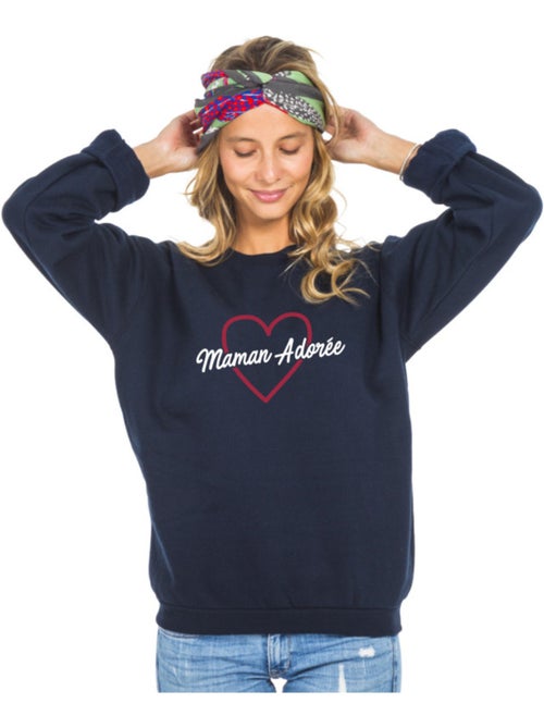 Sweater Dames - MAMAN ADORÉE 2 WAF - Kiabi Sweater Dames - MAMAN ADORÉE 2 WAF - Kiabi