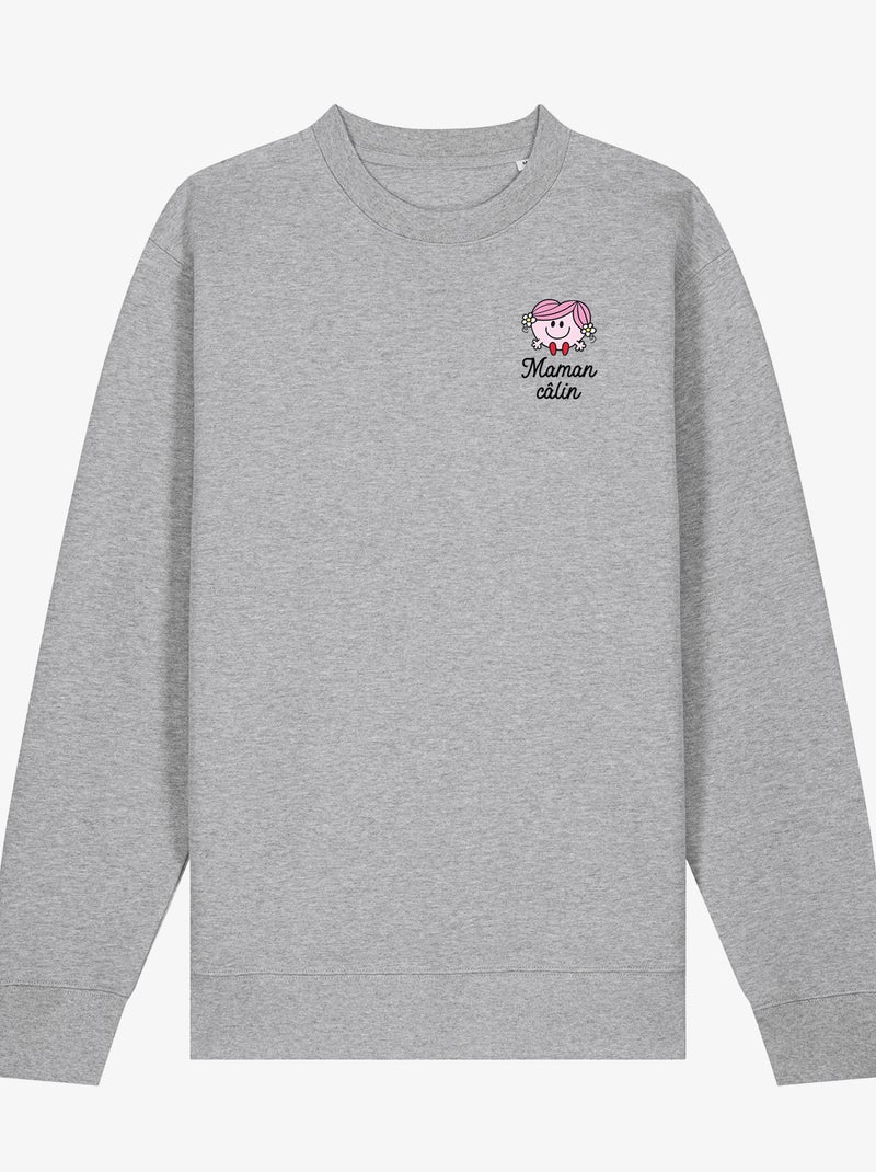 Sweater Dames - MAMAN CALIN COEUR Gemêleerd grijs - Kiabi