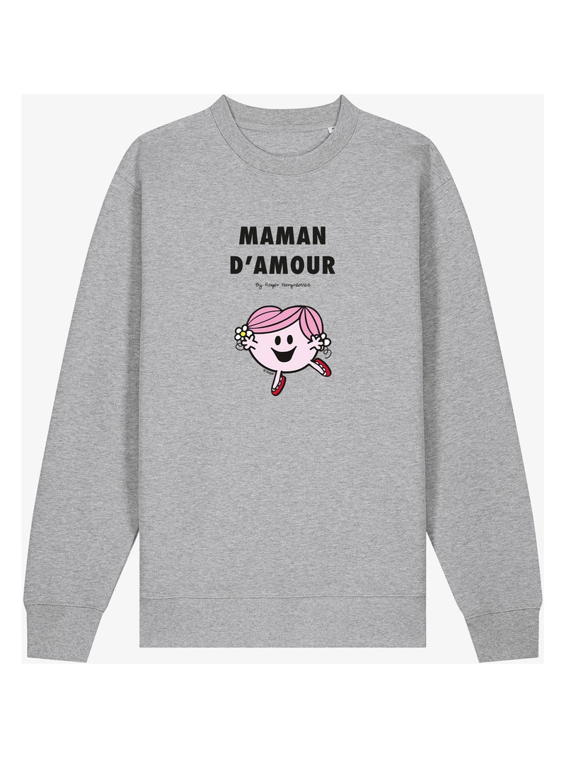 Sweater Dames - MAMAN D'AMOUR Gemêleerd grijs - Kiabi