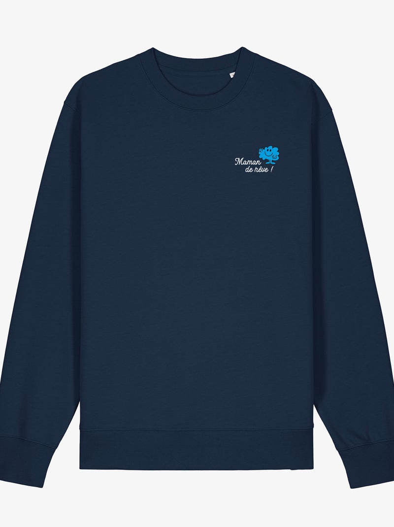 Sweater Dames - MAMAN DE REVE COEUR Marineblauw - Kiabi