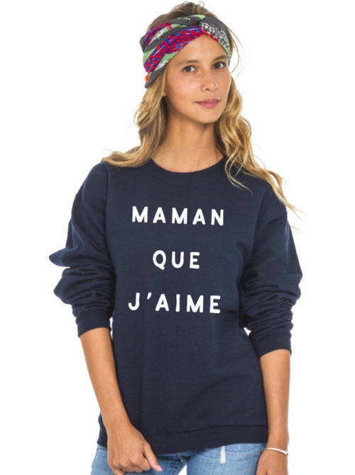 Sweater Dames - MAMAN QUE J'AIME 2 WAF - Kiabi Sweater Dames - MAMAN QUE J'AIME 2 WAF - Kiabi
