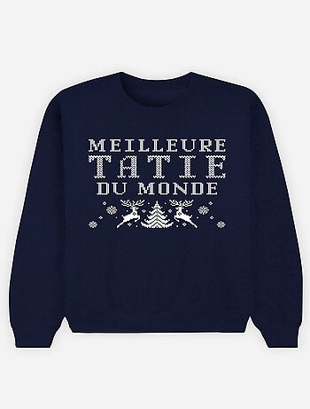 Sweater Dames - MEILLEURE TATIE DU MONDE NOEL
