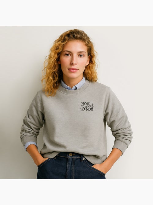 Sweater Dames - MOM SWEET MOM CŒUR - Kiabi Sweater Dames - MOM SWEET MOM CŒUR - Kiabi