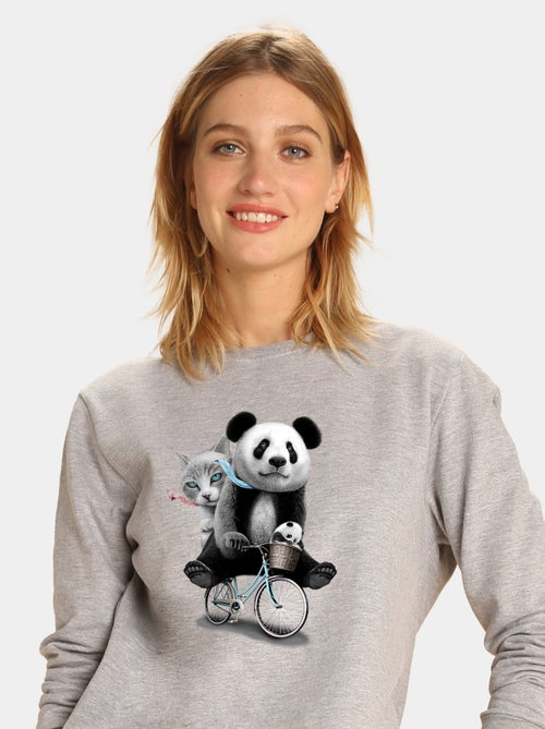 Sweater Dames - PANDA BICYCLE - Kiabi Sweater Dames - PANDA BICYCLE - Kiabi