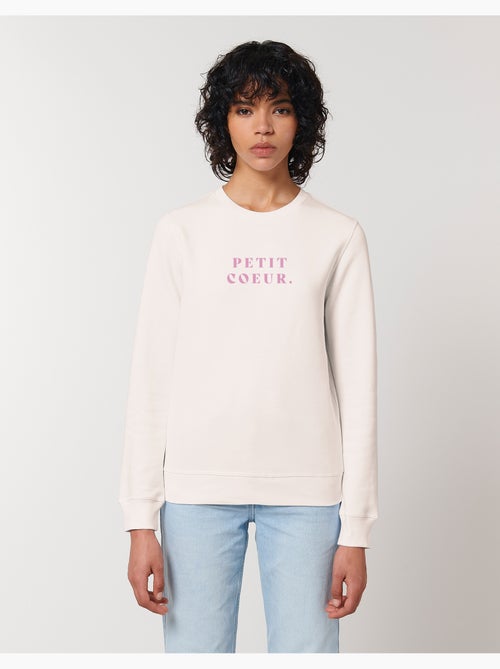 Sweater Dames - PETIT COEUR ROSE WAF - Kiabi Sweater Dames - PETIT COEUR ROSE WAF - Kiabi