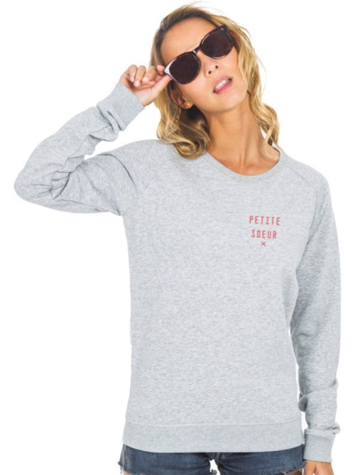 Sweater Dames - PETITE SŒUR X CŒUR WAF - Kiabi Sweater Dames - PETITE SŒUR X CŒUR WAF - Kiabi