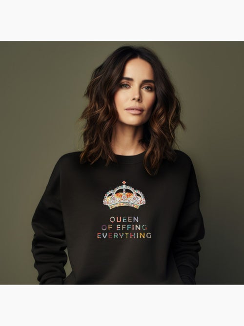 Sweater Dames - QUEEN OF EFFING EVERYTHING - Kiabi Sweater Dames - QUEEN OF EFFING EVERYTHING - Kiabi