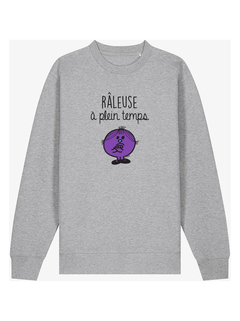 Sweater Dames - RÂLEUSE À PLEIN TEMPS Gemêleerd grijs - Kiabi