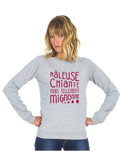 Sweater Dames - RÂLEUSE, CHIANTE, MAIS TELLEMENT MIGNONNE - Kiabi Sweater Dames - RÂLEUSE, CHIANTE, MAIS TELLEMENT MIGNONNE - Kiabi
