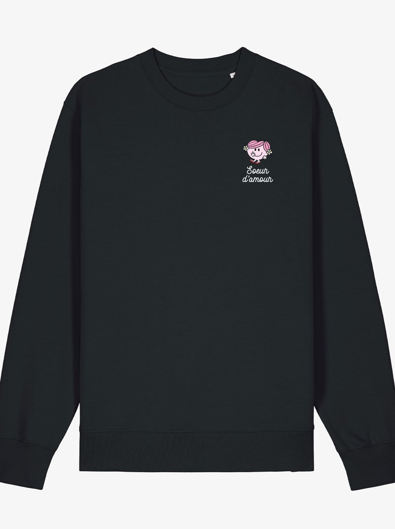 Sweater Dames - SOEUR D AMOUR COEUR Zwart - Kiabi